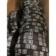Размерник черный вышивка 100 м (40-70, XS-5XL)