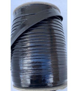 Бейка лакированная черная 1,5 см 46 м