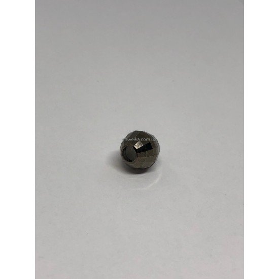 Наконечники пластик металлизированный black nickel 500 шт