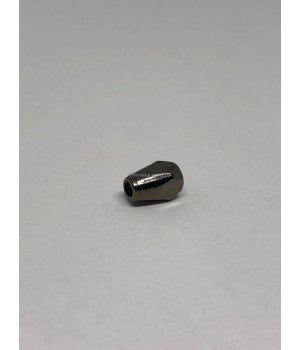 Наконечники пластик металлизированный black nickel 500 шт