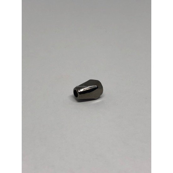 Наконечники пластик металлизированный black nickel 500 шт