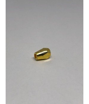 Наконечники пластик металлизированный gold 500 шт
