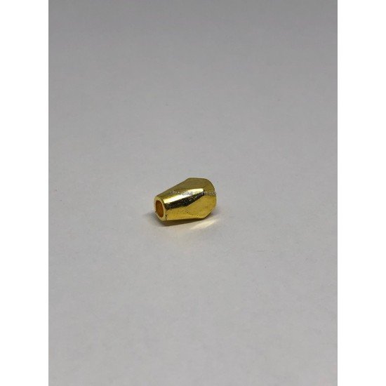 Наконечники пластик металлизированный gold 500 шт