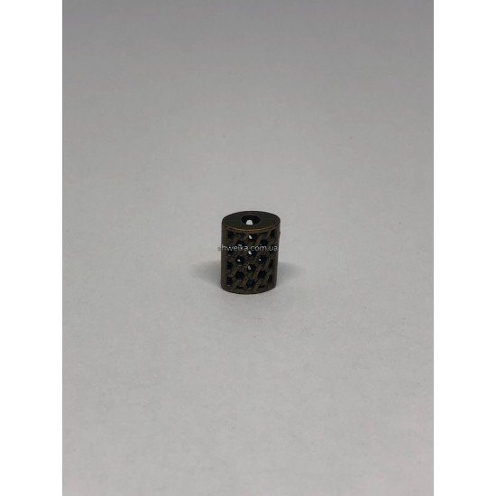 Наконечники пластик металлизированный antique 500 шт