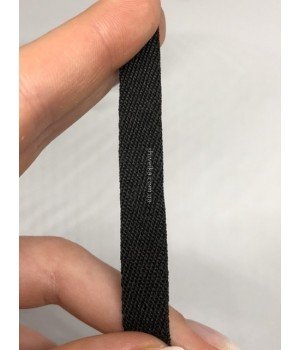 Тесьма 1 см черная 50 м