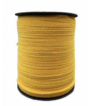 Киперная лента 1 см желтая (150 м)