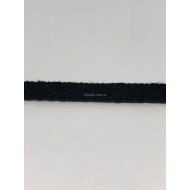 Киперная лента 1 см черная 50 м