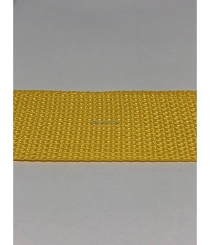Тесьма сумочная 4 см желтая 50 м