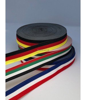 Репсовая лента Флаги 2,5 см (50 м)