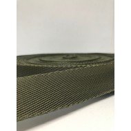 Тесьма ременная черная 4 см (50 м)