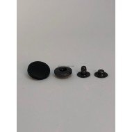 Кнопка альфа black nickel пластик 17 мм 500 шт