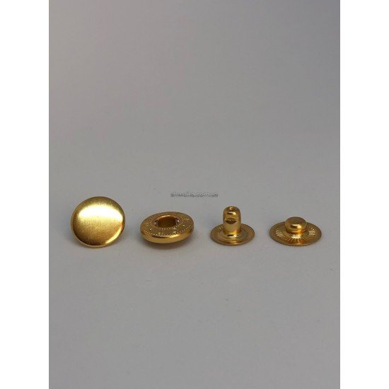 Кнопка альфа gold 12,5 мм 720 шт