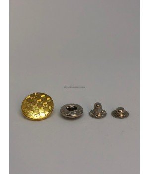 Кнопка альфа gold 20 мм 500 шт