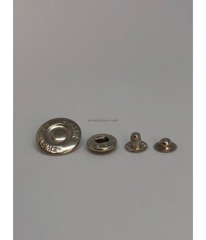 Кнопка альфа nickel 20 мм  500 шт