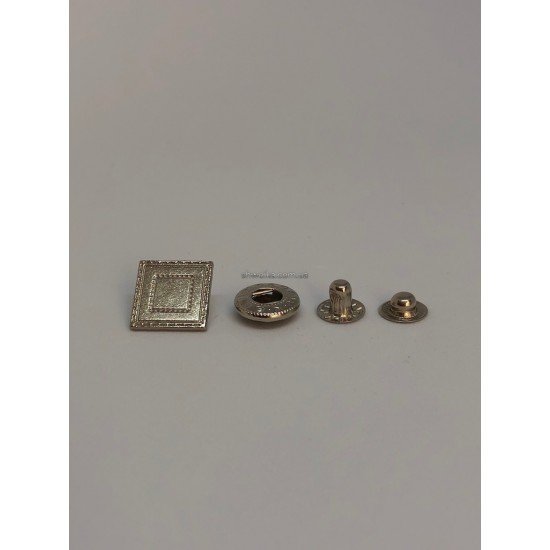 Кнопка альфа nickel 15 мм 500 шт