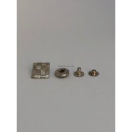 Кнопка альфа nickel 15 мм 500 шт