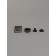 Кнопка альфа black nickel 17 мм 500 шт
