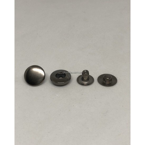 Кнопка альфа black nickel 15 мм 720 шт