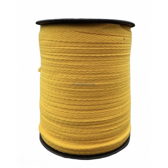 Киперная лента 1 см желтая (150 м)