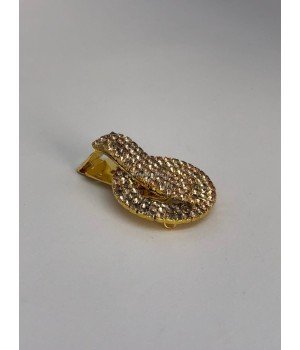 Шубная клипса gold