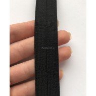 Резинка пополамка 2,5 см черная 50 м
