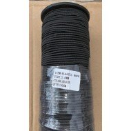 Резинка круглая 2 мм черная 100 м
