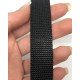 Тесьма сумочная усиленная черная 2 см 50 м