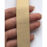 Резинка пополамка 2,5 см бежевая 50 м