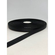 Репсовая лента черная 1 см 92 м