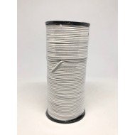 Резинка круглая 2 мм белая 100 м