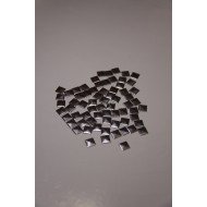 Пайетки клеевые nickel 7х7 мм 1000 шт
