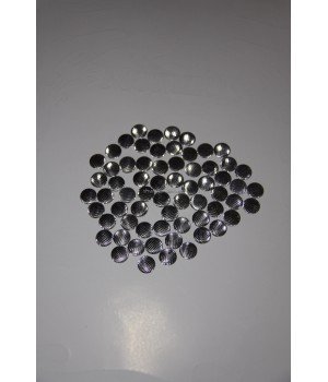 Пайетки клеевые nickel 10 мм 1000 шт
