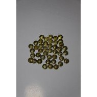 Пайетки клеевые gold 8 мм 1000 шт