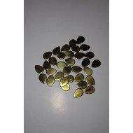 Пайетки клеевые gold 18х12 мм 1000 шт