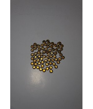 Пайетки клеевые gold 6 мм 1000 шт