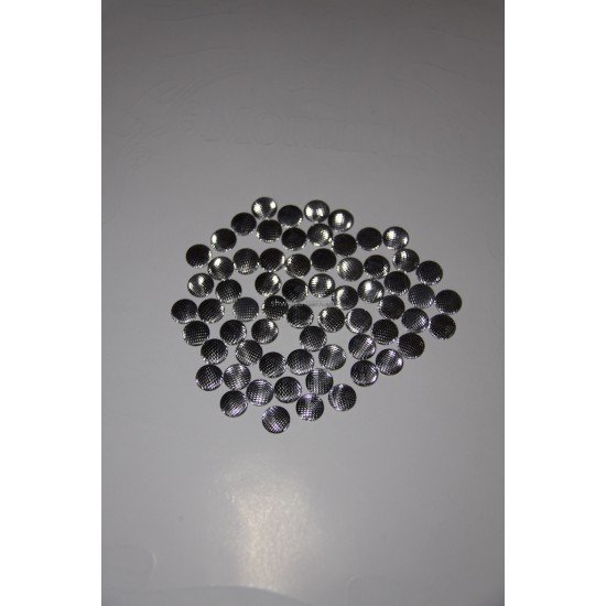 Пайетки клеевые nickel 10 мм 1000 шт