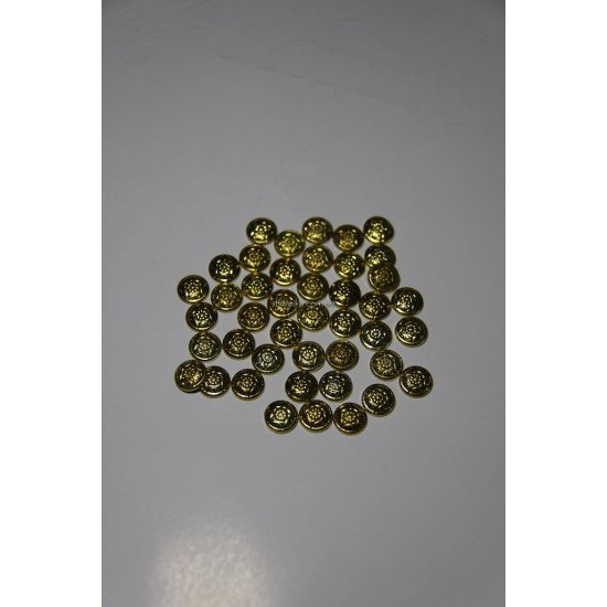 Пайетки клеевые gold 8 мм 1000 шт