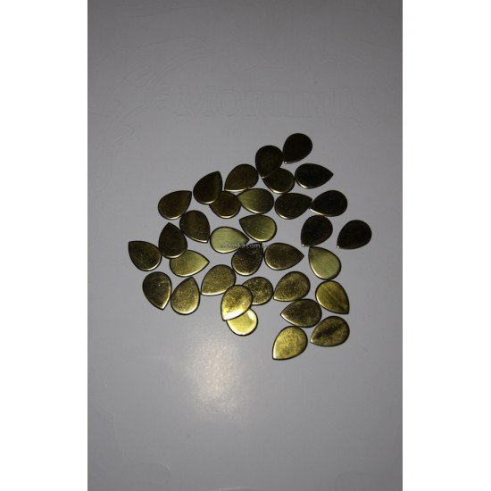 Пайетки клеевые gold 18х12 мм 1000 шт